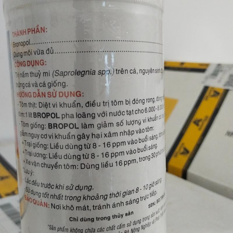 DIỆT KHUẨN BROPOL N151 CAO CẤP CHO TÔM CÁ ỐC ẾCH NƯỚC AO NUÔI 3
