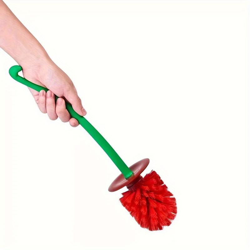 Product Introduction of 1pc Cherry-Shaped Toilet Brush With Holder - Easy-Clean, Durable Bristles – Freestanding, Compact Design for Modern Bathroom Decor & Improved Hygiene 9