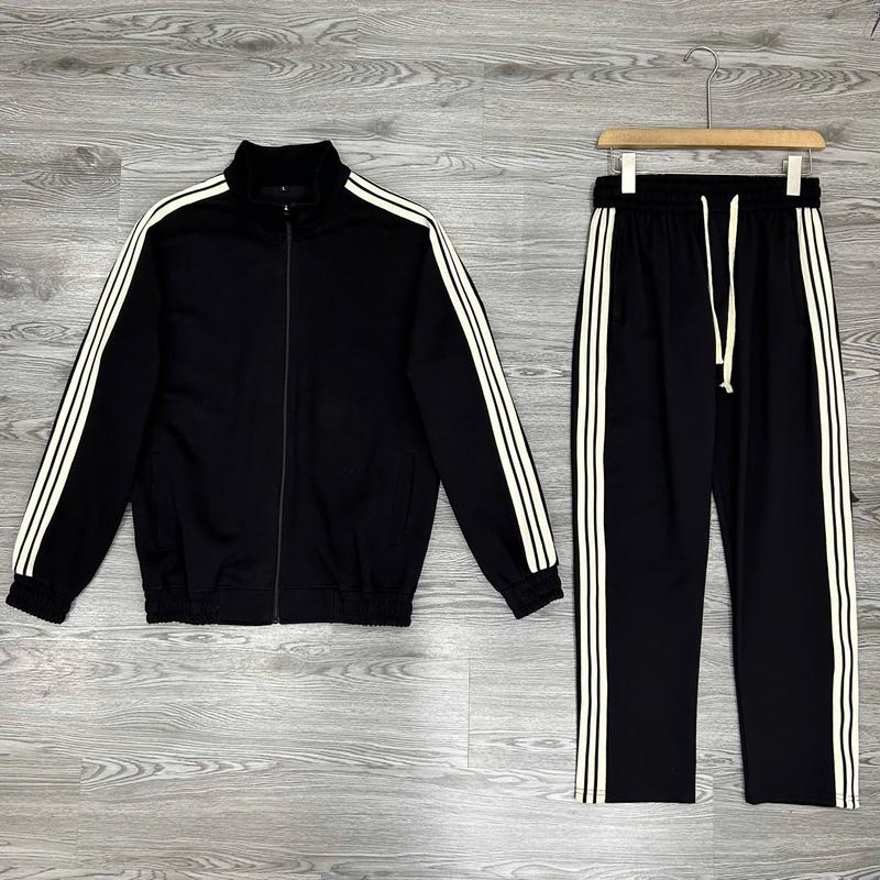 Bộ quần áo dài tay nam nữ JIN CLOTHES bộ đồ nam nữ chất liệu nỉ dày dặn Menswear