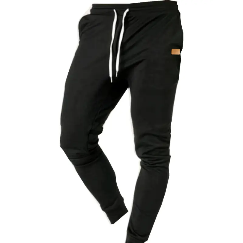 [All-Season Breathable Joggers] Men's Casual Joggers - Breathable Polyester, Solid Color with Pockets, Perfect for All Seasons 6