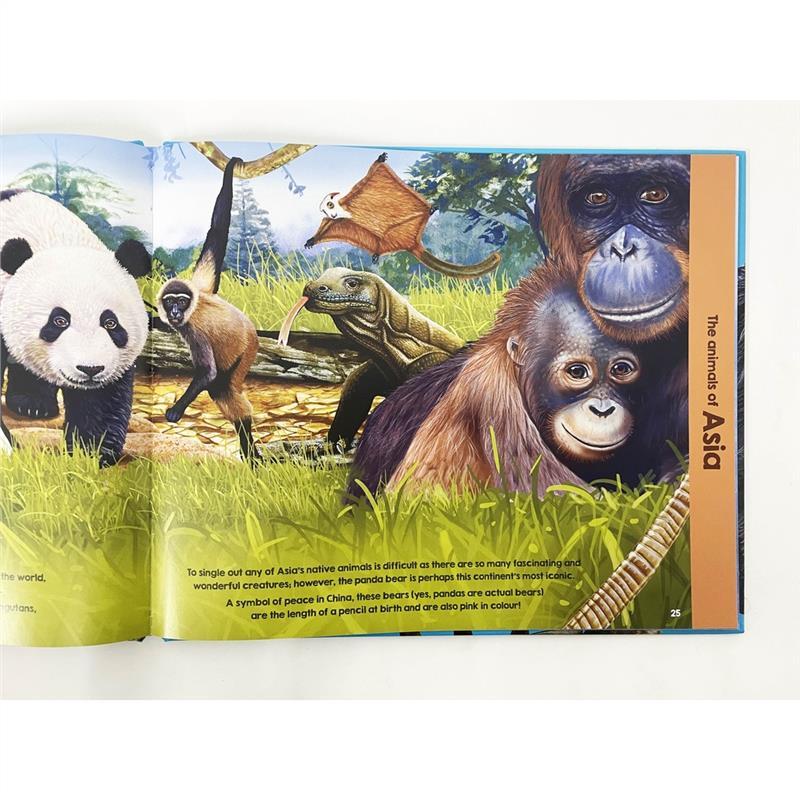 Product Introduction of High Quality Animals Of The World Book For Kids To Learn Interesting Facts About Animals (Hardcover) 17