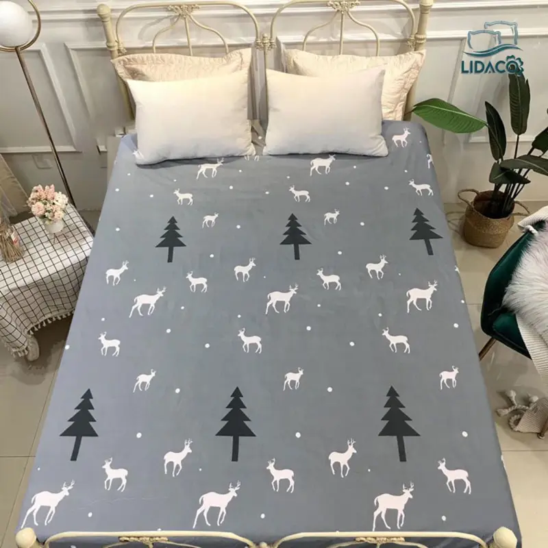 Ga Chống Thấm Cotton Hàn Quốc LIDACO  L2 Nằm Trực Tiếp Không Nóng, Không bí, Không Sột Soạt 0