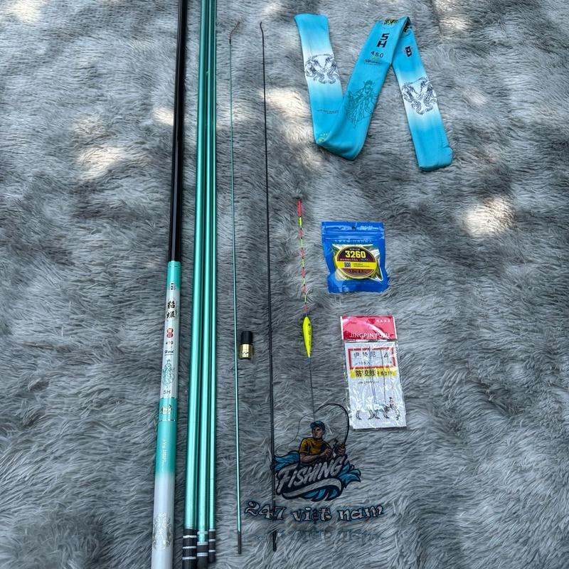 Cần câu tay Điêu Thuyền 5H - Lóng Sơn Full Xanh + Quà Tặng  Ngọn Trục Thẻo Phao  Đồ Câu Fishing 247 Việt Nam 