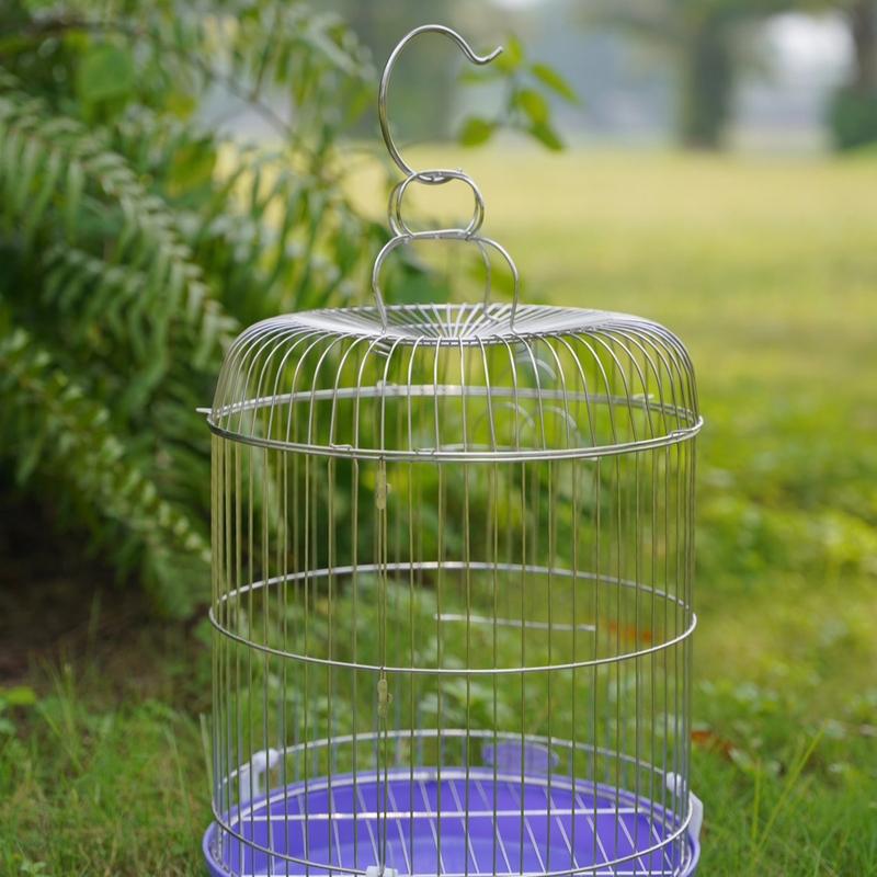 Lồng chim yến phụng inox kt 29x44 lồng yến phụng tròn