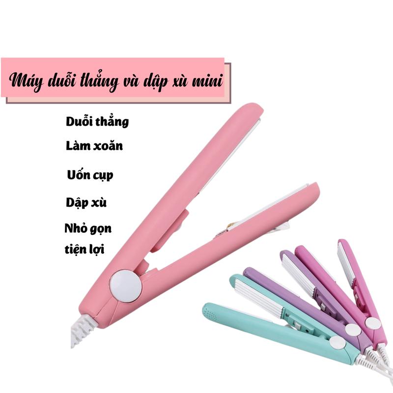 Máy làm tóc mini - xù mini duỗi mini tiện lợi Uốn Tóc Nữ Máy Uốn Tóc