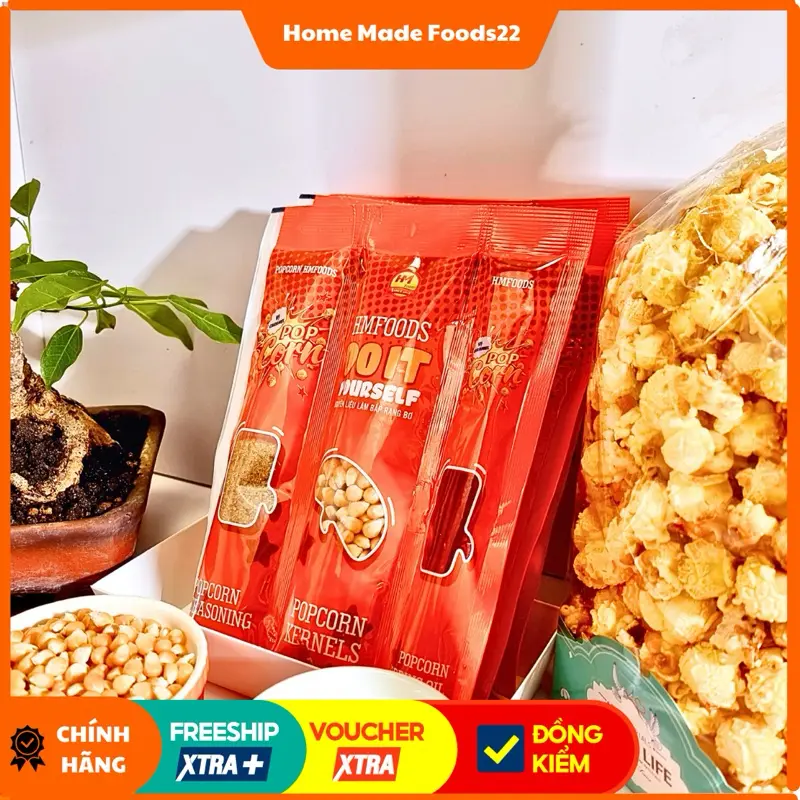 Bắp Rang Bơ 3in1 Tự Làm Bỏng Ngô Tại Nhà Đơn Giản Tiện Lợi vị Caramel 0
