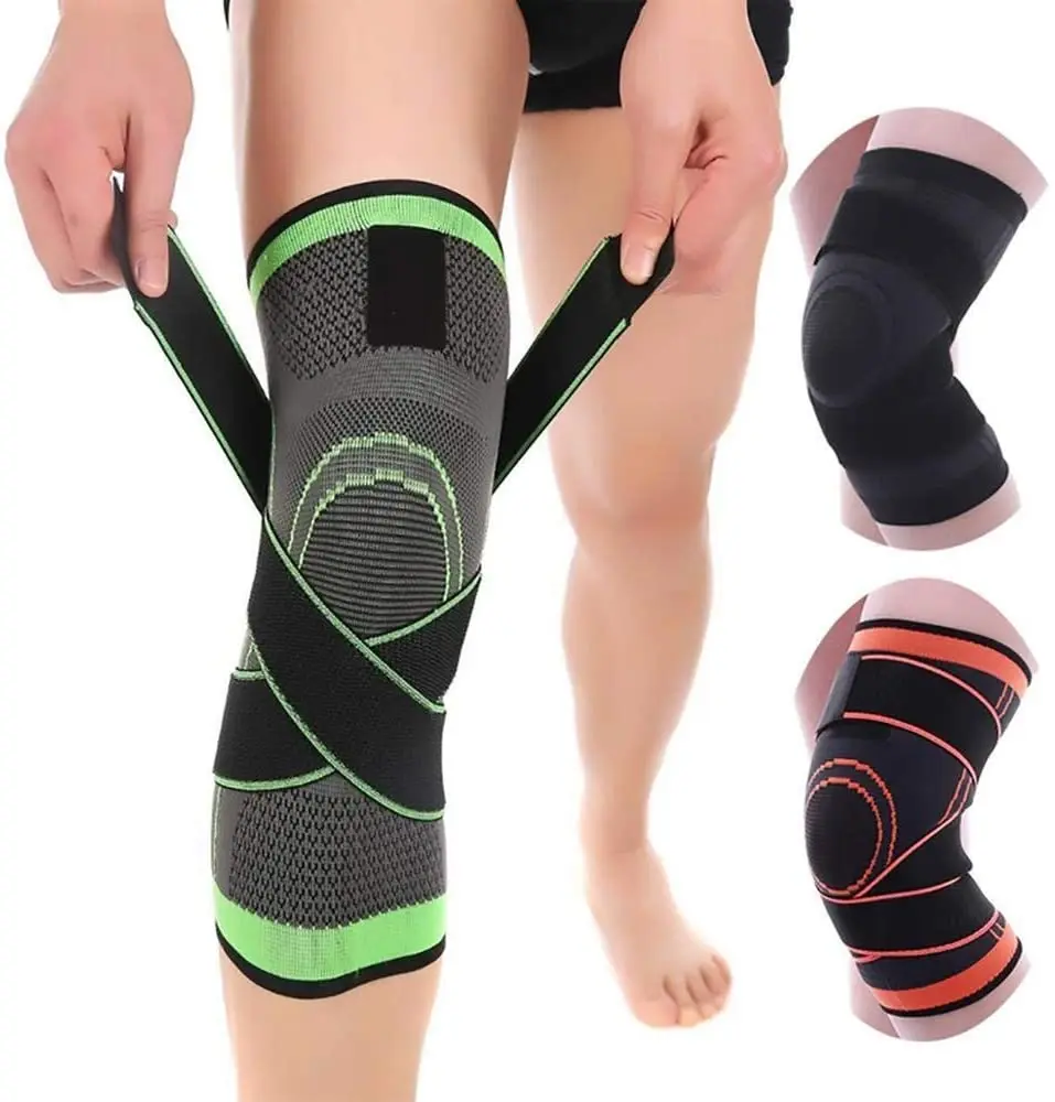 1PC Elastic Nylon Sport Compression Knee Pads Sleeve for Sports Fitness Running Cycling Weightlift