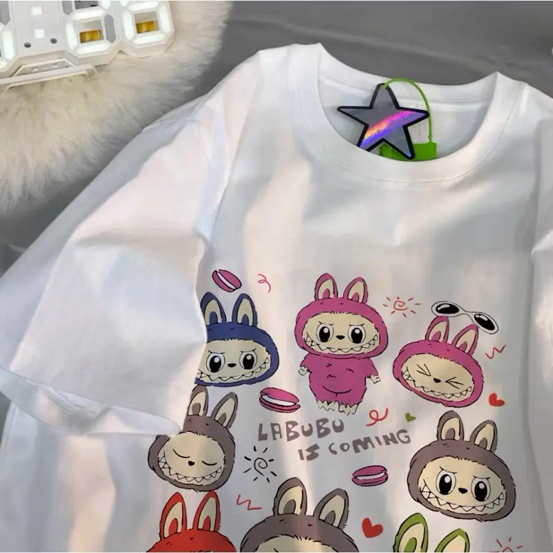 Kaos Bangkok Labu Labu Baju Labubu Bkk Kaos Distro Import Atasan Korea Kaos Labubu Premium Combed Dewasa Katun Wanita Panjang Sablon Oversize Pendek 2