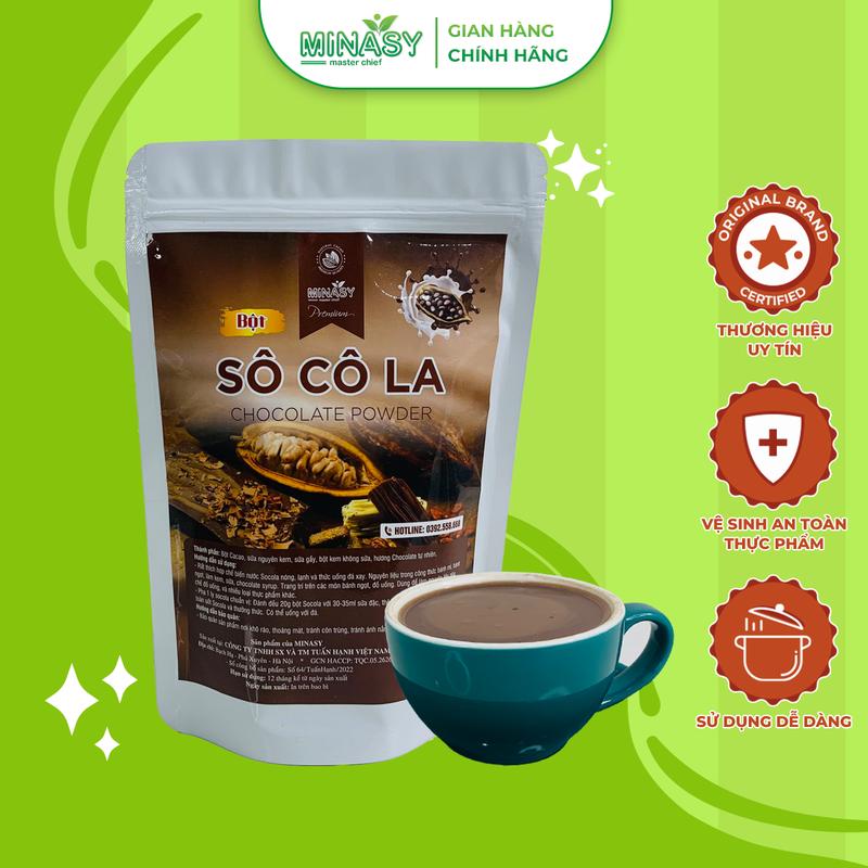 Bột socola nguyên chất đậm vị chocolate béo vị bơ cacao