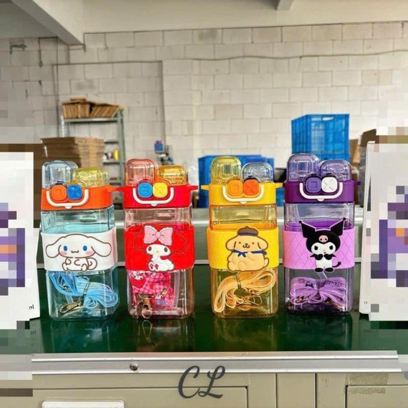 Bình Nước Đôi 520ML Hoạt Hình Disney Nhiều Mẫu Dễ Thương 7