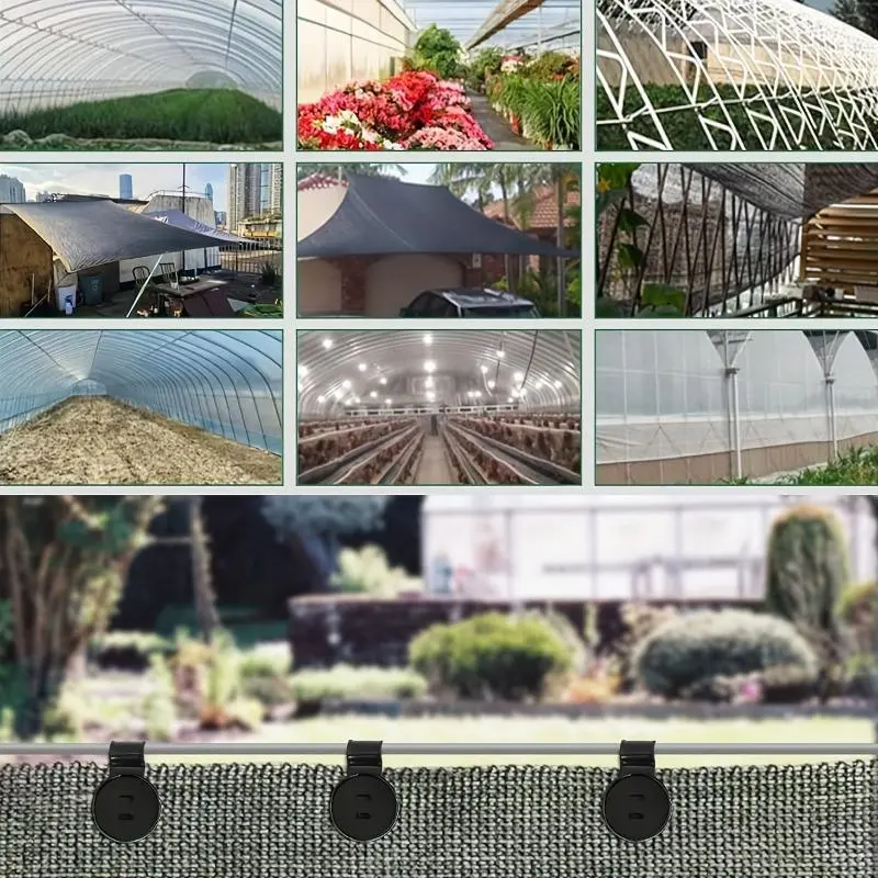 Shade Net Clip, Plastic Fence Shade Net Clip, Insect Net Clip, Agricultural Shade Lock Grip, Camping Tent Accessories 7