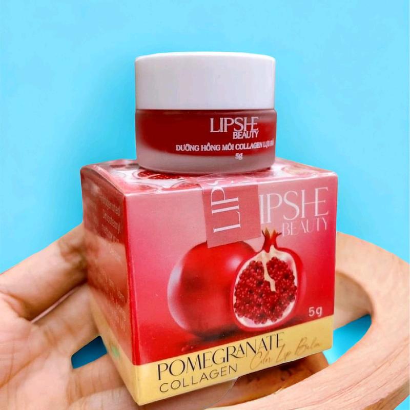 [TẶNG 1 MẶT NẠ] SON  DƯỠNG HỒNG MÔI COLAGEN LIPSHE BEAUTY NAM NỮ DÙNG ĐƯỢC Collagen Skincare Son Môi Cosmetic 3