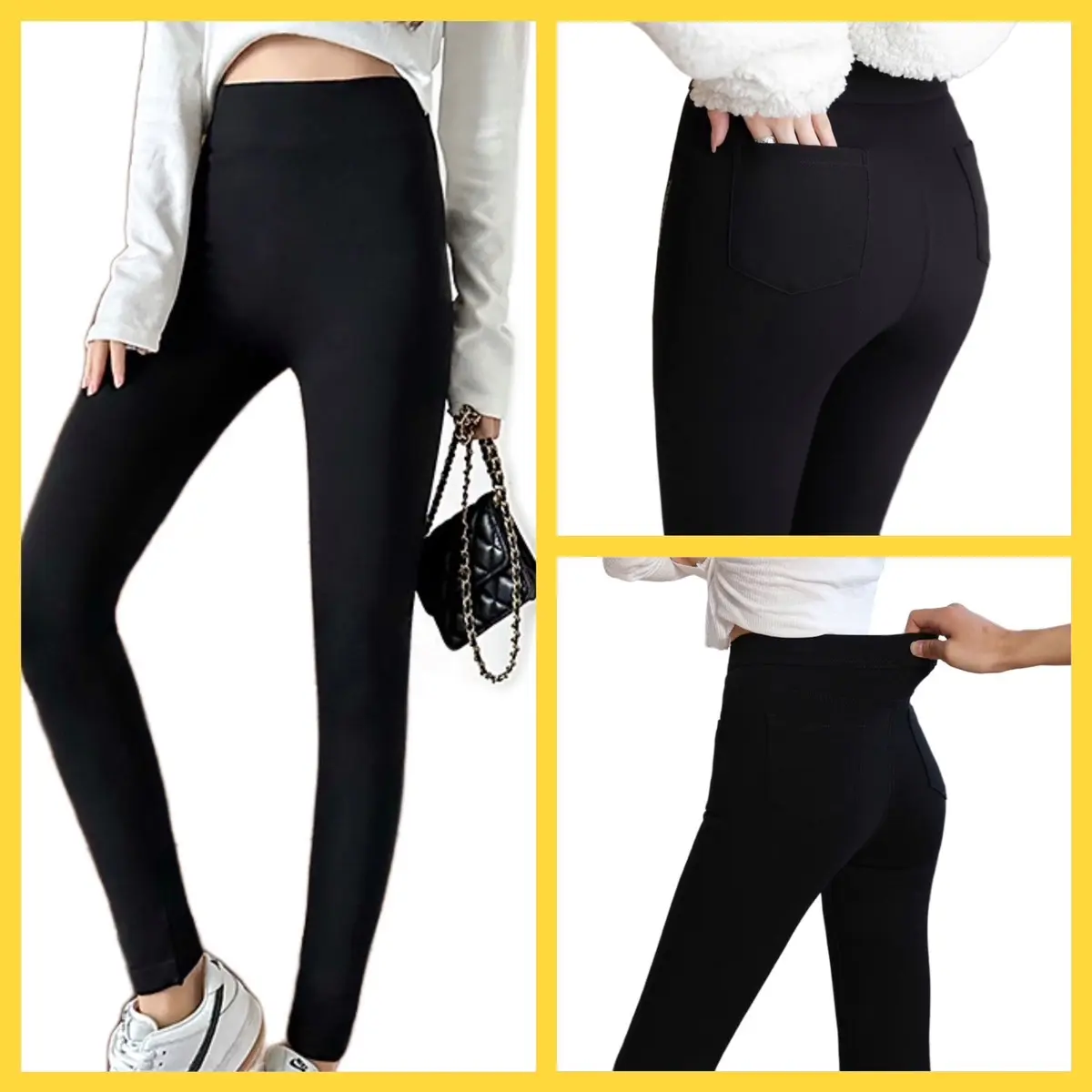 Quần legging chất UMI nữ cạp cao co dãn ( Không Có Lót) | BigBuy360 - bigbuy360.vn Quần legging chất UMI nữ cạp cao co dãn ( Không Có Lót) | BigBuy360 - bigbuy360.vn
