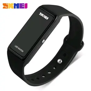 SKMEI Jam Tangan Digital Gelang LED Band Watch - 1265A - Black