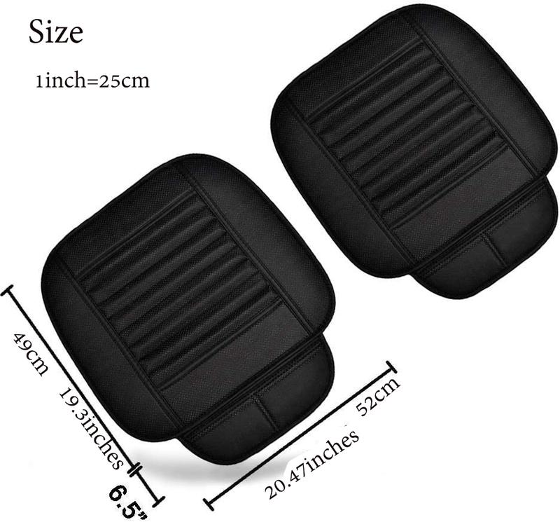 Product Introduction of 【24-hour shipping+free shipping+COD】 Universal PU Leather Car Seat Cover Front Driver Carseat Cushion Protector Anti Slip Seatcover Pad Waterproof 30