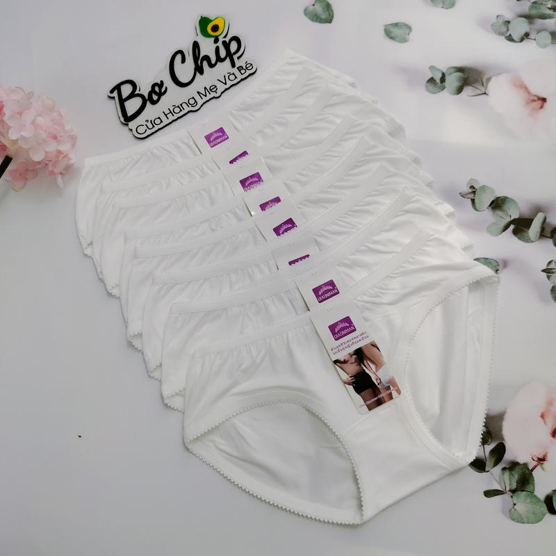 [Sét 5-10] Quần Lót Nữ Học Sinh Cotton Màu Trắng 25-63 ký  dành cho học sinh và các bạn yêu màu trắng Thun Women Nhung