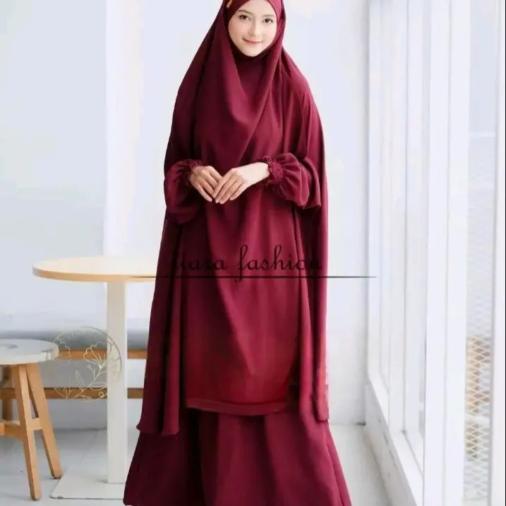 one set french khimar tangan cadar inara 8