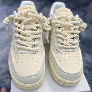 [Mẫu 3] Giày Sneaker Nam Nữ Mẫu Dây Thừng Shoes  Đế Bằng giày  sneaker Nhung af1  dây