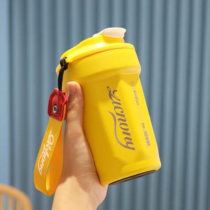 Cawan Kopi Pintar, Keluli Tahan Karat 316, Paparan Suhu, Cawan Tebal Luar, Tampan, Sesuai untuk Pelajar Lelaki dan Perempuan, Hadiah Kanak-kanak, Cawan Air Kanak-kanak