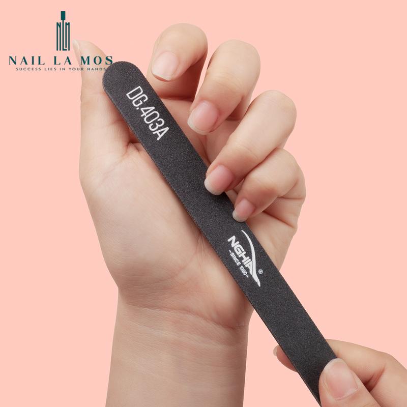Dũa móng tay Kềm Nghĩa DG403A DG403B chính hãng - Dũa giấy vỉ nhựa cao cấp chuyên dụng làm nail (6 chiếc/vỉ) 8
