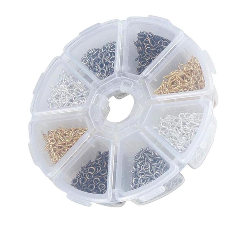 800pcs Wholesale Screw Eye Pin Eyelets With Loop For Jewelry - TikTok ...