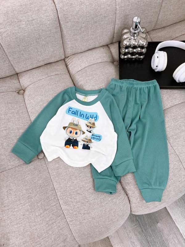 combo 4 bộ tăm lạnh Labubu cho bé trai 7-21 kg , bộ thu đông dài tay cho bé mặc đi học - sandal bo quanao daitay chobe combo  5 tole