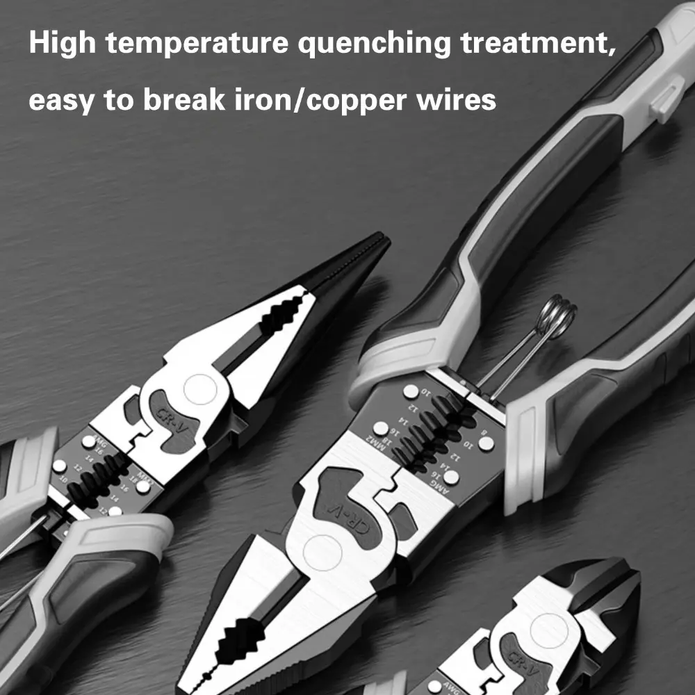 Mechanical House2 Useful Metal Wire Pliers Labor-Saving Multi-functional Diagonal Plier Removal Pliers Hardware Hand Tools