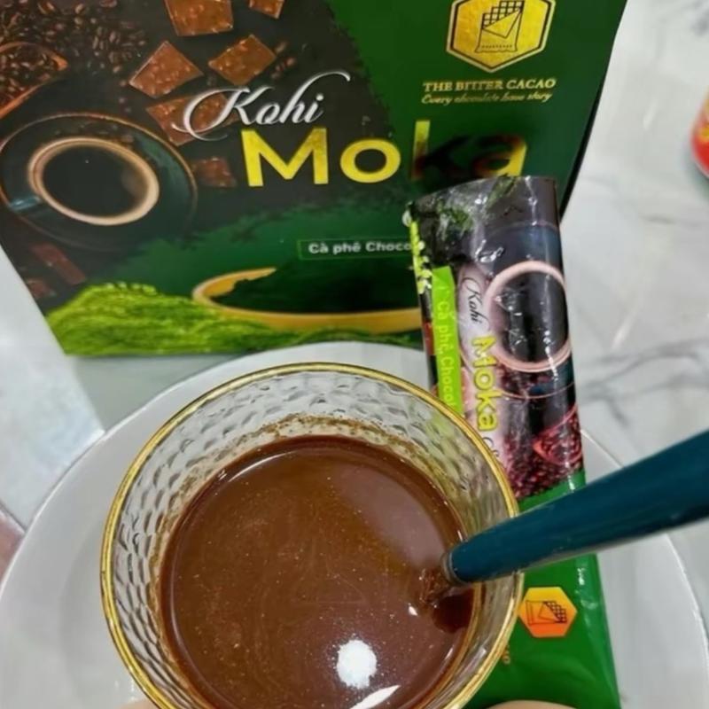 1 Hộp Caffe Moka 20 gói Vị Tảo gói Xanh
