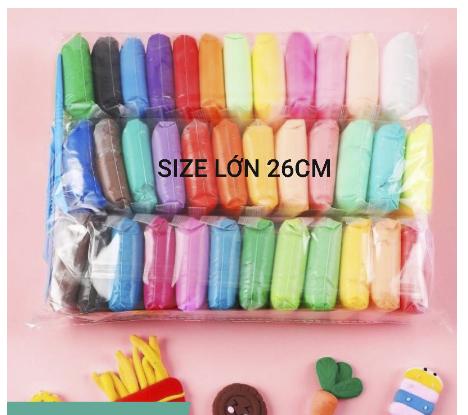 Đất sét tự khô Nhật 12 màu an toàn nặn hình cao cấp siêu nhẹ dành cho bé làm slime trang trí