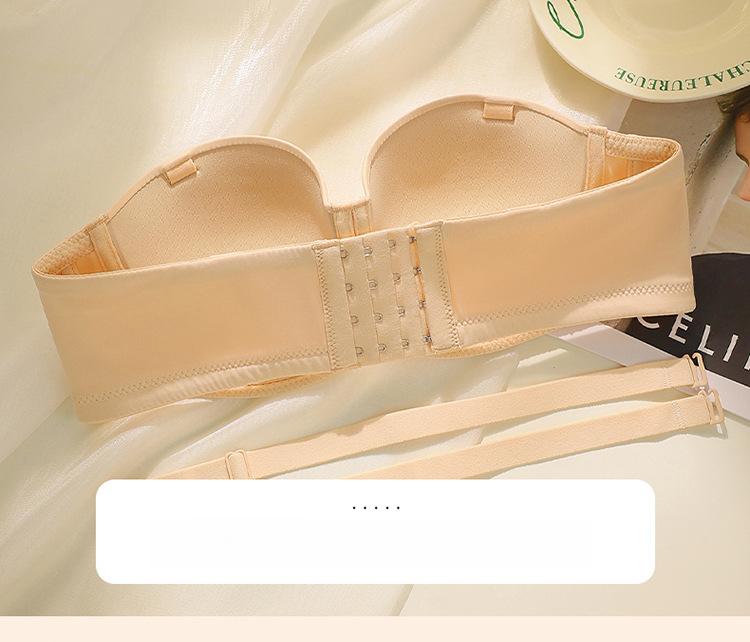 Product Introduction of Áo Ngực Đồ Lót Ngoại Cỡ Không Dây, Ngực To Và Nhỏ Không Trơn Trượt, Liền Mạch, Mỏng, Thích Hợp Cho Váy Cưới, Áo Ống Cô Gái Đầy Đặn 9