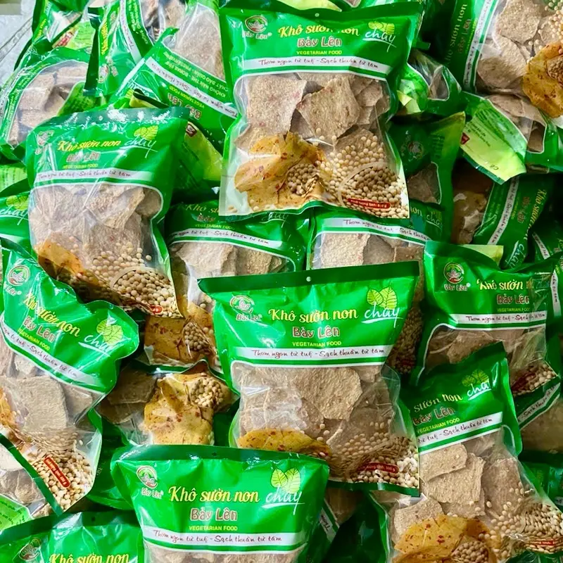 Khô sườn non chay Bảy Lên 500gr 0