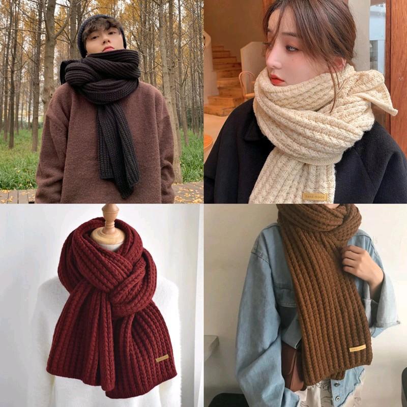 Purple goom Khăn Quàng Cổ Đan Len Mỏng Nhẹ Cao Cấp Phong Cách Hàn Quốc Cho Nam Nữ Trẻ Hottrend 2023 Chất Liệu Len Mềm Mịn Không Xù Không Mùi