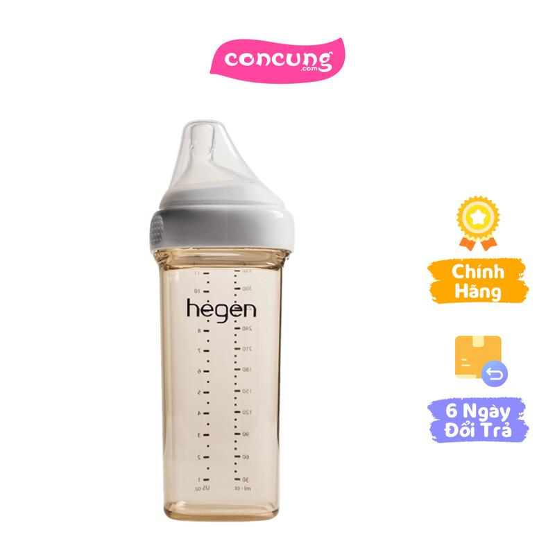 Bình sữa PPSU Hegen 330ml (6M+)