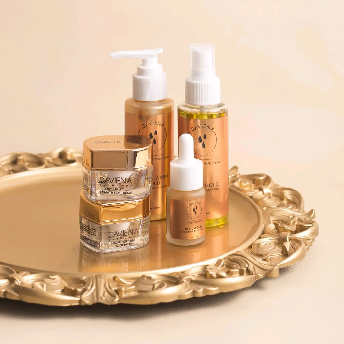 Ecer Daviena Skincare Gold