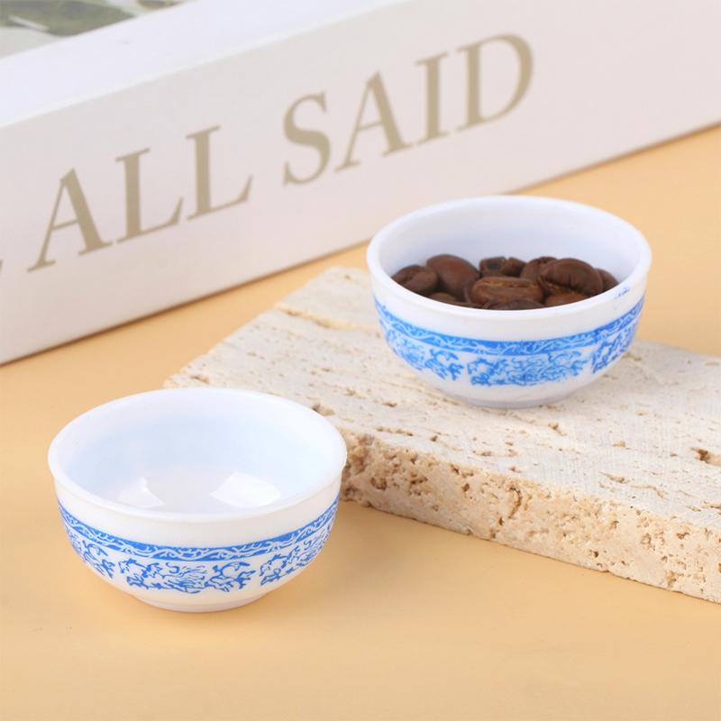 Product Introduction of 2Pcs/Set 1:6 Dollhouse Miniature Retro Bowl Blue and White Bowl Tableware Kitchen Model Decor Toy Doll House Accessories 17