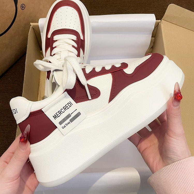 Giày Thể Thao Nữ Độn Đế Tăng Chiều Cao G50 Mãu Mới Năm Nay Sneaker Shoes