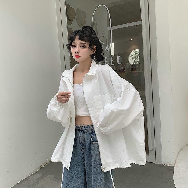 Product Introduction of เสื้อผ้ากันแดด หญิง เสื้อแจ็คเก็ตบางสำหรับฤดูร้อน สไตล์มหาลัยนักเรียน สไตล์เกาหลี ทรงหลวม สไตล์ผู้หญิงยอดนิยม สไตล์อิน อินเทอร์เน็ต คนดัง ท็อป Women Clothing 10