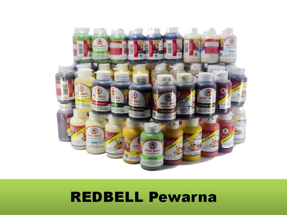 (55 ml) REDBELL PASTA Aneka Varian Rasa PERISA & PEWARNA Baking pasta ...