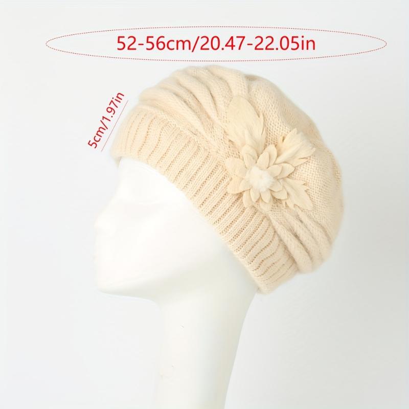 Winter Chic Slouchy Beanie Hat - Soft Acrylic Knit, Elastic, Packable, and Warm Perfect for Christmas, Autumn, Daily Use jewelry 3