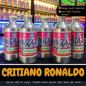 Parfum CRISTIANO RONALDO Refill Non Alkohol Tahan Lama Pria dan Wanita Isi 20ml, 30ml, 50ml, dan 100ml