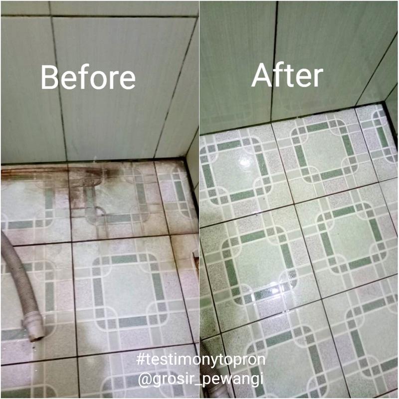 TOPRON PEMBERSIH KERAMIK ORIGINAL PEMBERSIH KAMAR MANDI Dan TOILET Lantai pewangi  laundry 6