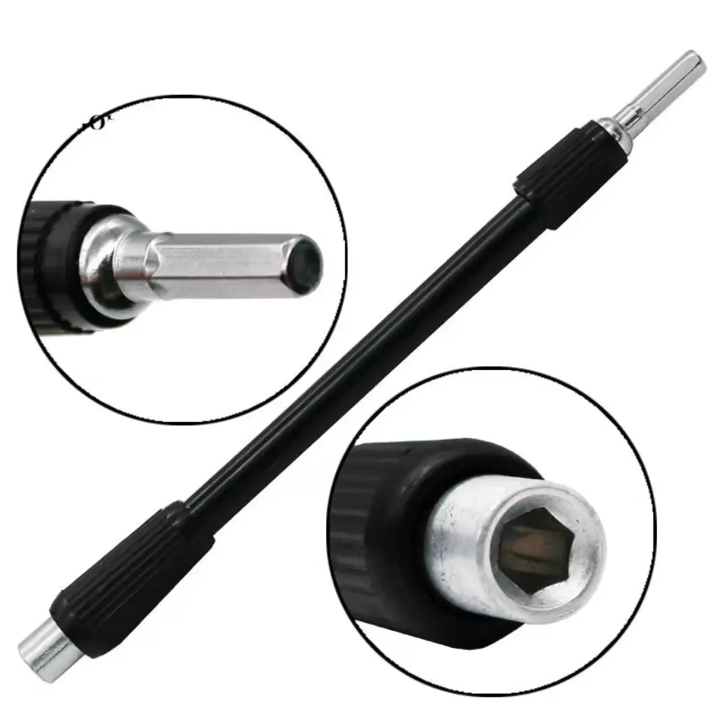 Short Plastic Flexible Shaft Electric Drill Charging Station Electric Screwdriver Bit Extension Tube Connection Shaft