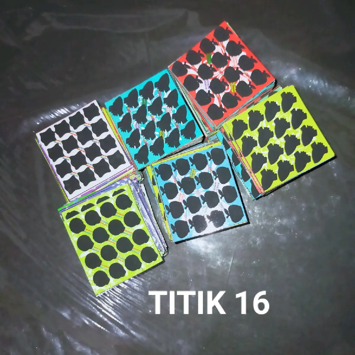 MAINAN GOSOK GOSOK BOM TENGKORAK TITIK 16 VIRAL TERMURAH ISI 1500 PCS BELAKANG BLOK