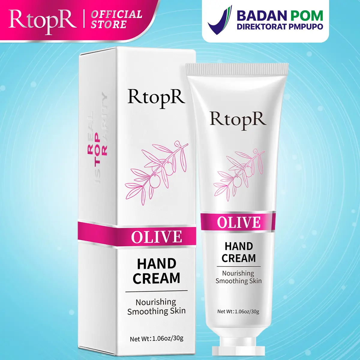 RtopR【BPOM】Minyak Zaitun Perbaikan Krim Tangan Brightening Hand And Body Lotion Body Hand Cream-Hand Cream Tangan 30g
