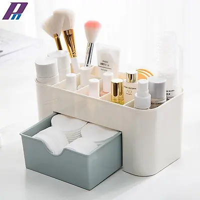 Kệ đựng mĩ phẩm kiểu mới siêu tiện dụng - Kệ mỹ phẩm nhựa 1 tầng nhiều ngăn