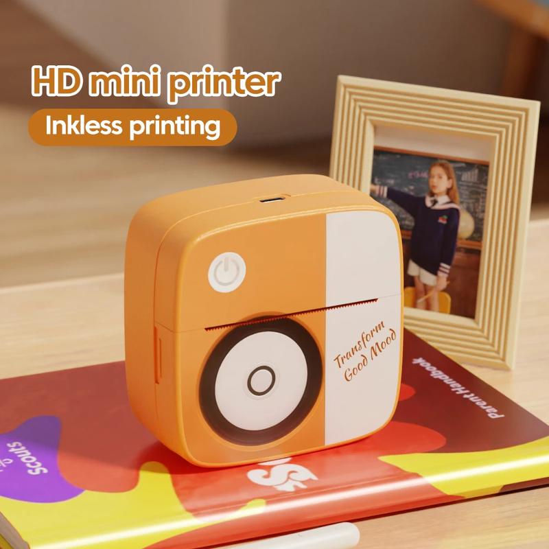 Product Introduction of Mini Printer Portable Label Sticker Thermal Printer Self-adhesive Color Paper Photo Wireless Bluetooth Printing For Phones Print 1