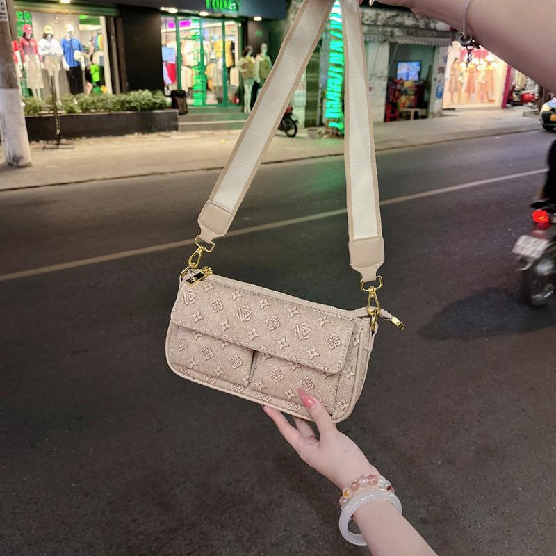 Túi Xách Nữ, 2 Túi Nhỏ, Chất Liệu Da, Dành Cho Nữ, Size 25 %1102&99045N_T #C70 Bag Đeo Vai 1