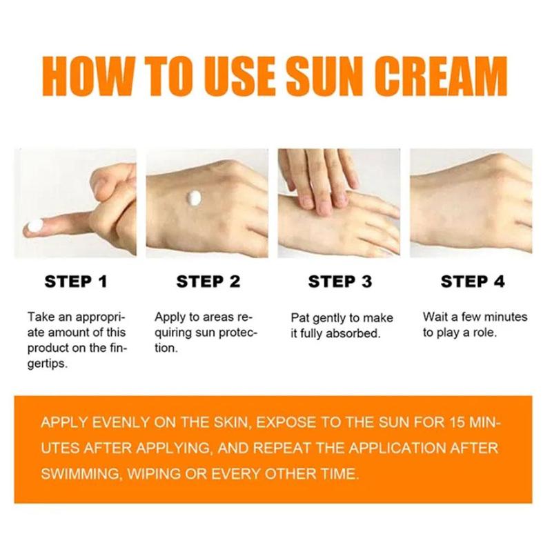 Product Introduction of Summer SPF50 Sunscreen Cream Lasting Sun Protection Refreshing Moisturizing Sunblock Cream 31