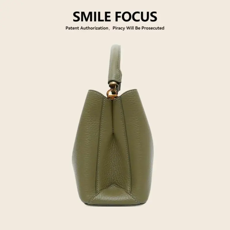 [Túi Hoàng Gia] SF-3146 SMILE FOCUS. Túi xách Chuẩn Chính Hãng Smile Focus Sang Trọng, Đẳng cấp, Thời Thượng.Da dê 4