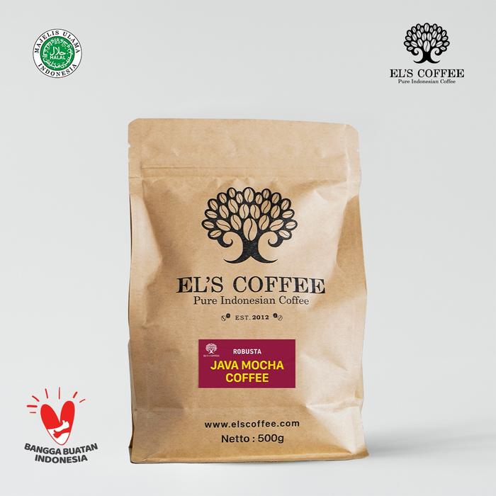 Gambar Kopi Robusta EL'S COFFEE JAVA MOCHA 500GR dari El's Coffee Kota Bandar Lampung 4 Tokopedia